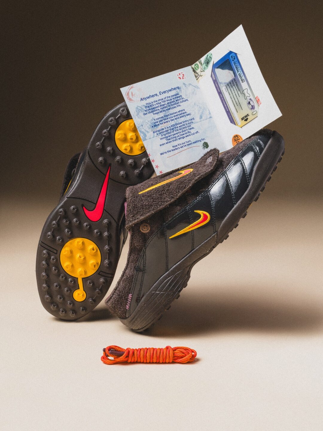 【2026年 5/28 発売】KIDS OF IMMIGRANTS x NIKE T90 Mule “Khaki/Velvet Brown” (ナイキ トータル 90 ミュール) [IH4422-200/IH4422-201]