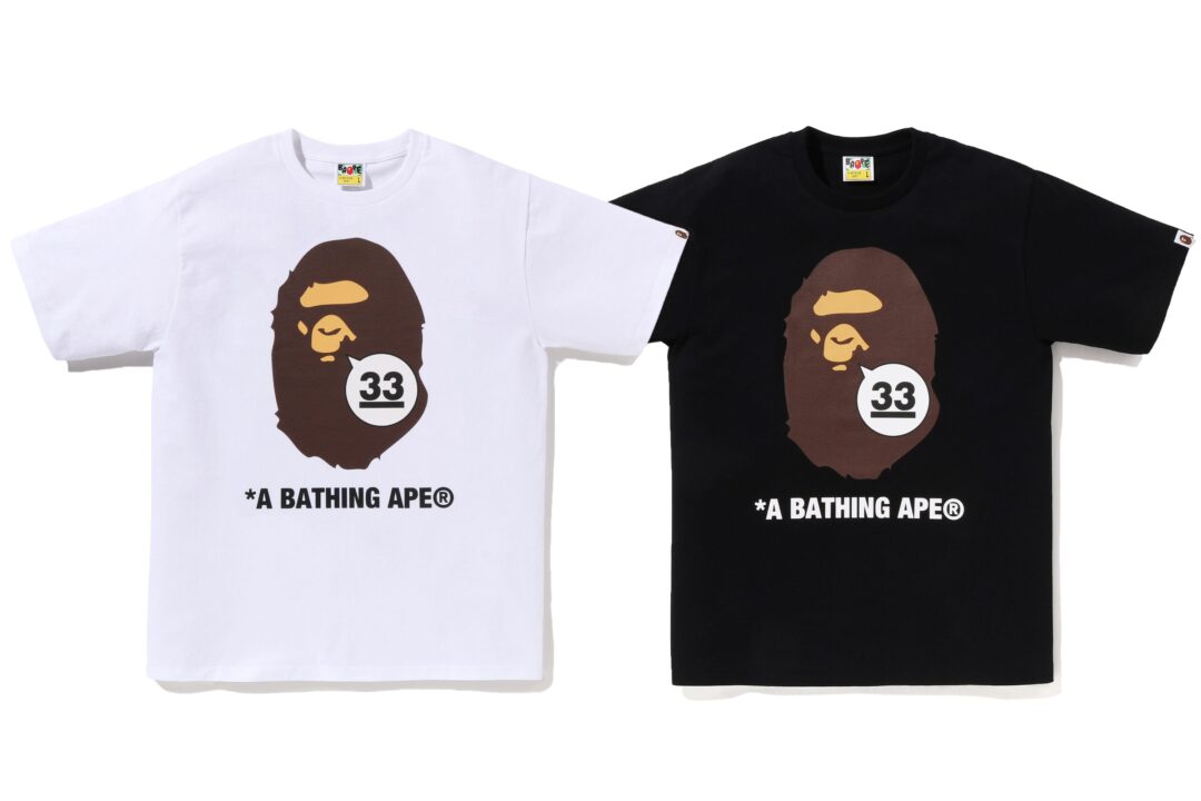 A BATHING APE 33周年を記念したコレクションが2024年 4/4 発売 (ア ベイシング エイプ)
