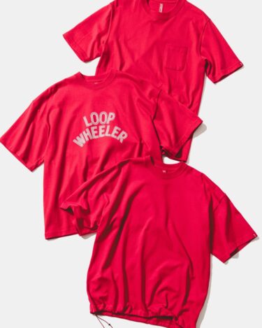 LOOPWHEELER × BEAMS JAPAN “NIPPON RED Collection S/S Tee”が2026年 4/25 発売 (ループウィラー ビームス ジャパン “ニッポン レッド コレクション”)