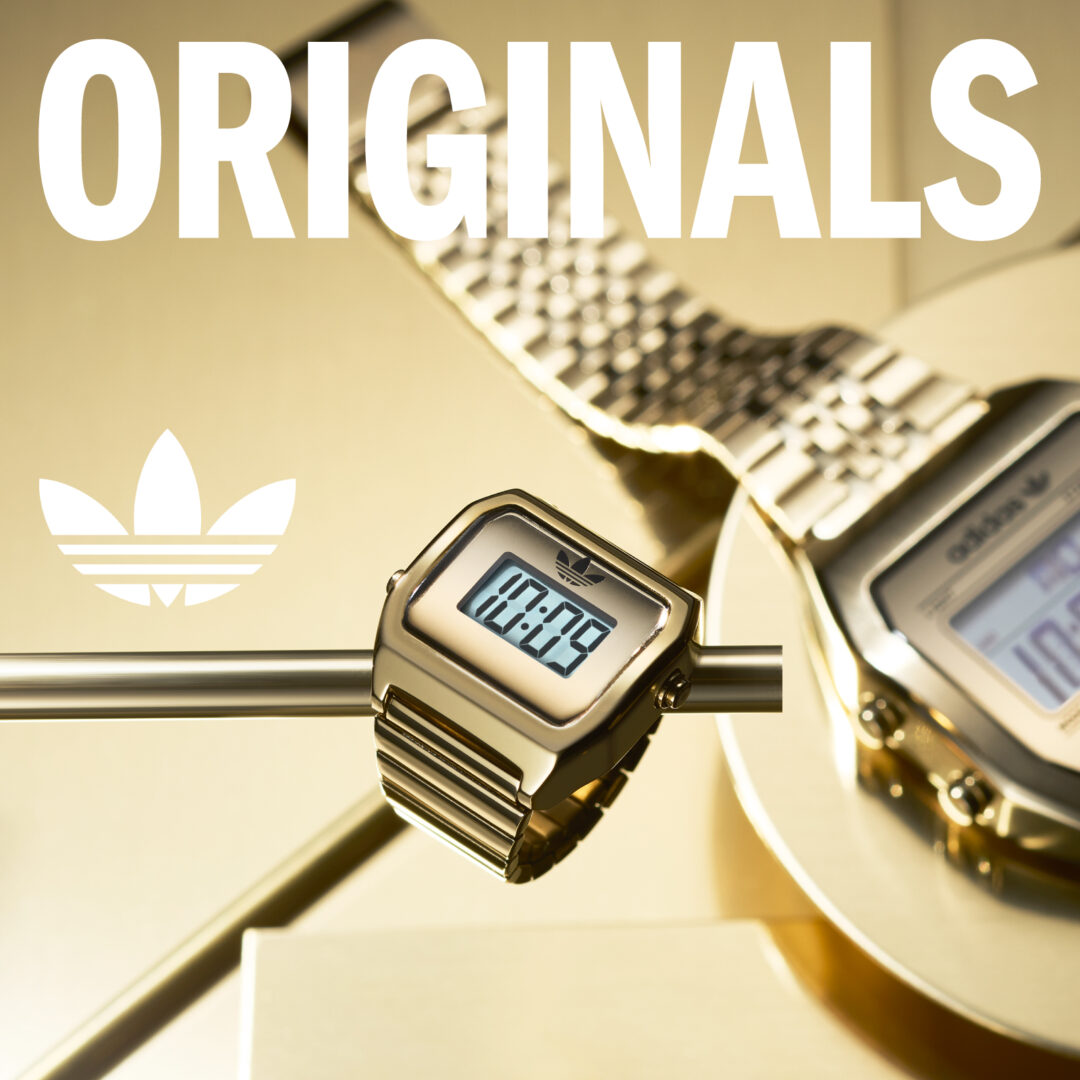 adidas Originals 初となるのリングウォッチ「DIGITAL TWO RING」が2026年 4/17 発売 (アディダス オリジナルス デジタル ツー リング) [AOST26036/AOST26037]