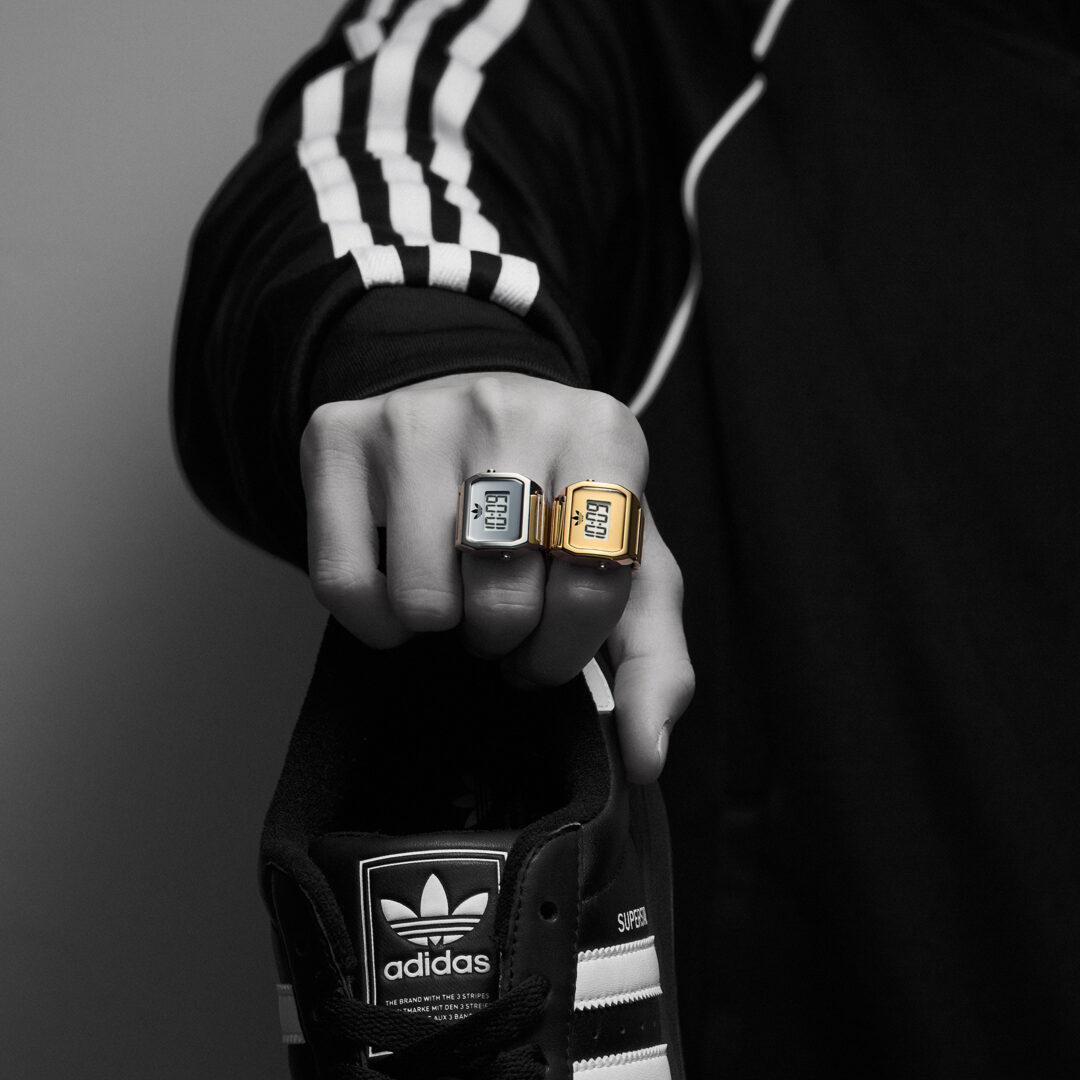 adidas Originals 初となるのリングウォッチ「DIGITAL TWO RING」が2026年 4/17 発売 (アディダス オリジナルス デジタル ツー リング) [AOST26036/AOST26037/AOST22072/AOST22074]