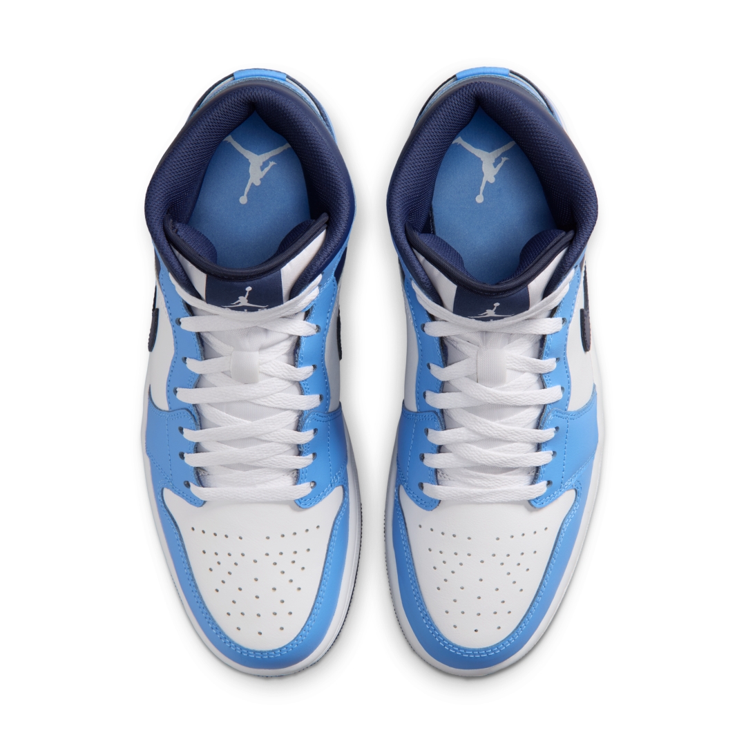 【2026年 4/13 発売】NIKE AIR JORDAN 1 MID “University Blue/White” (ナイキ エア ジョーダン ミッド “ユニバーシティブルー/ホワイト”) [DQ8426-405]