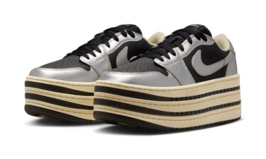 【2026年 4/13 発売】NIKE W AIR JORDAN 1 TRIPLE STACK “Metallic Silver/Black” (ナイキ エア ジョーダン トリプルスタック “メタリックシルバー/ブラック”) [HV8288-001]