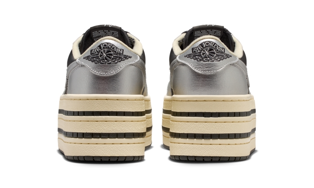 【2026年 4/13 発売】NIKE W AIR JORDAN 1 TRIPLE STACK “Metallic Silver/Black” (ナイキ エア ジョーダン トリプルスタック “メタリックシルバー/ブラック”) [HV8288-001]