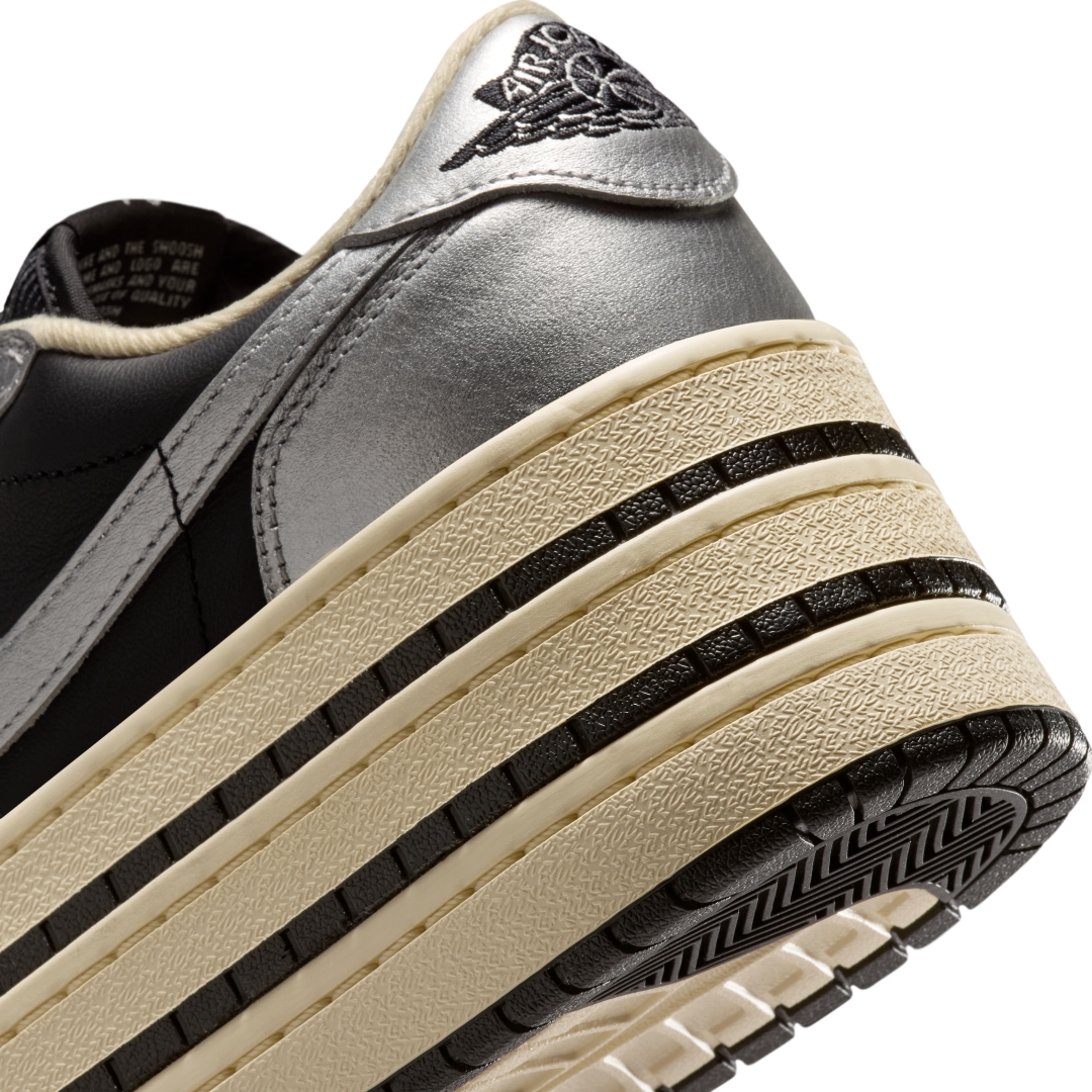 【2026年 4/13 発売】NIKE W AIR JORDAN 1 TRIPLE STACK “Metallic Silver/Black” (ナイキ エア ジョーダン トリプルスタック “メタリックシルバー/ブラック”) [HV8288-001]