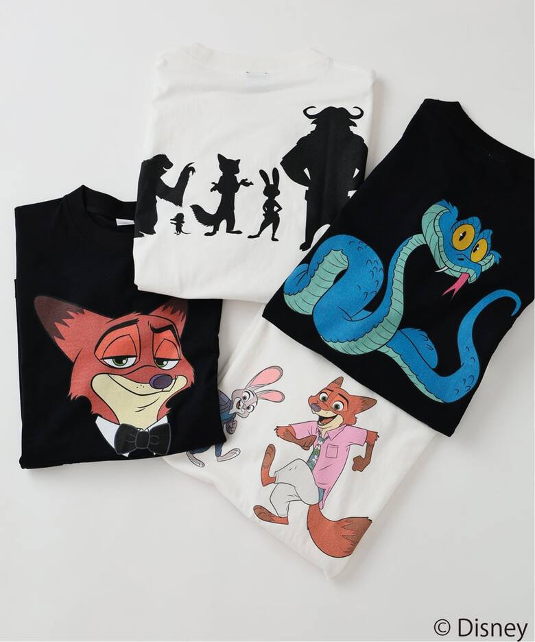 ズートピア × JOURNAL STANDARD relume 2026 SS 別注 “プリントTシャツ”が5月上旬 発売 (ZOOTOPIA ジャーナルスタンダード)