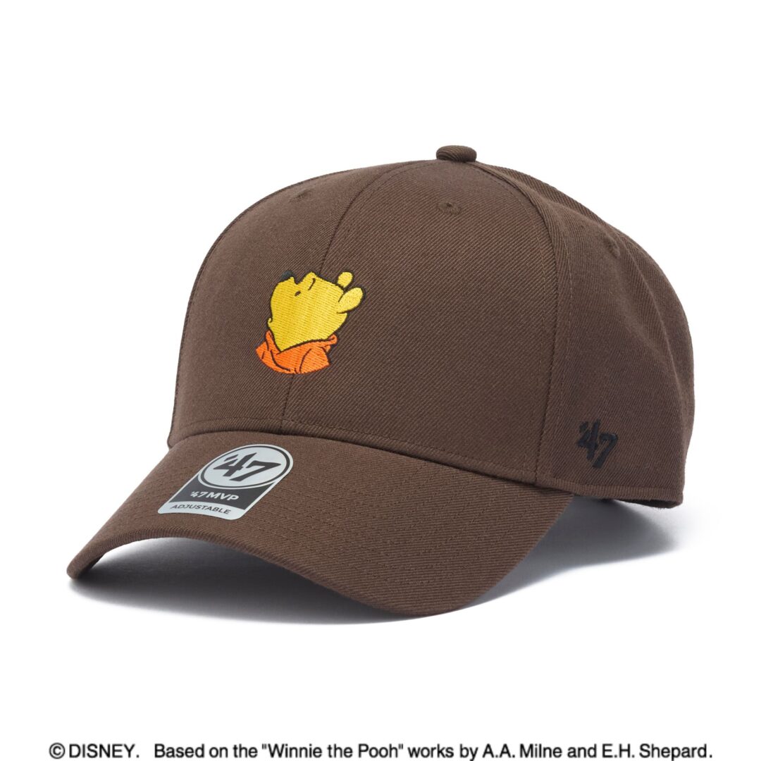 「’47 / フォーティーセブン」2026年ディズニーデザインコレクション「ミッキー＆フレンズ」「くまのプーさん」のキャップが5月発売 (Disney)