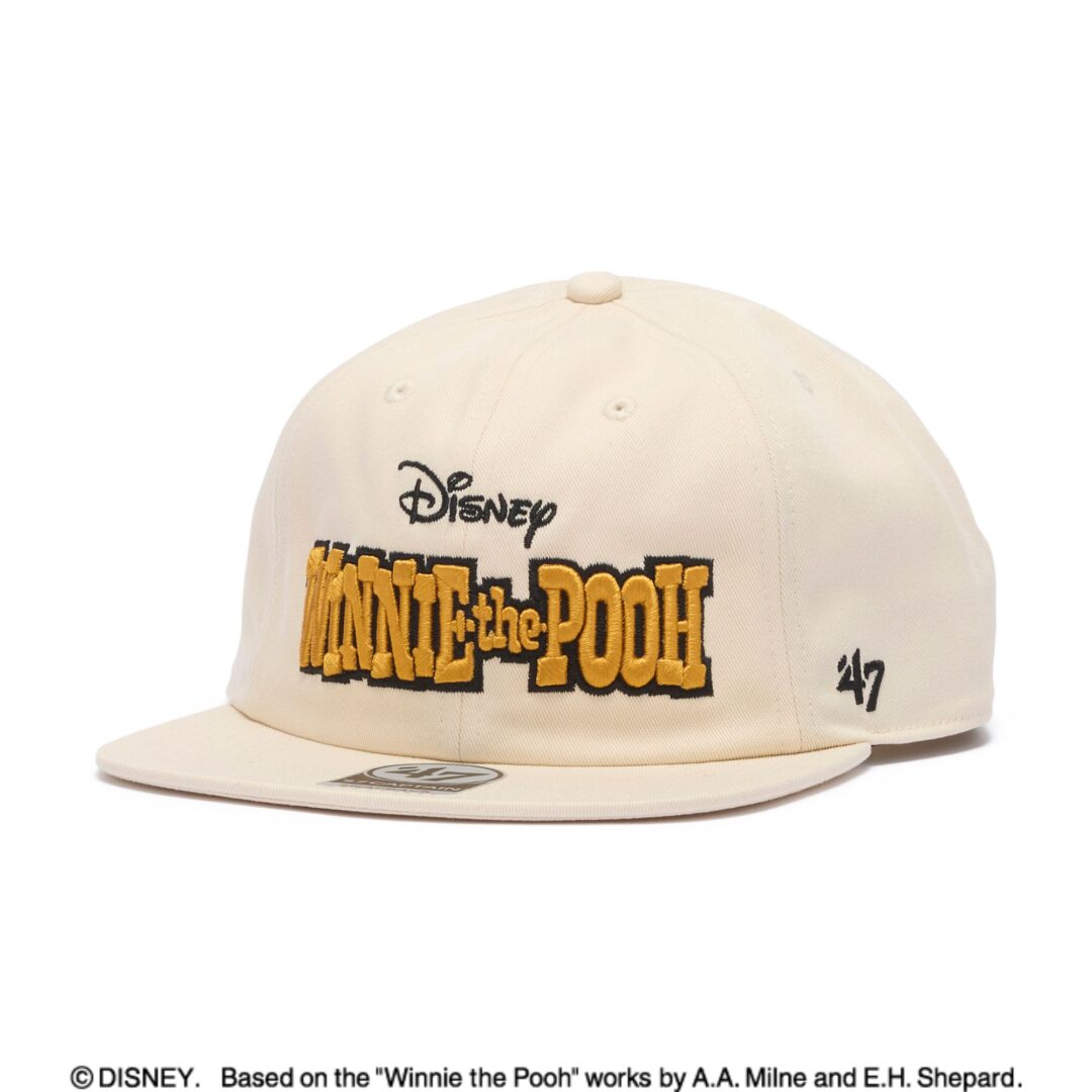 「’47 / フォーティーセブン」2026年ディズニーデザインコレクション「ミッキー＆フレンズ」「くまのプーさん」のキャップが5月発売 (Disney)