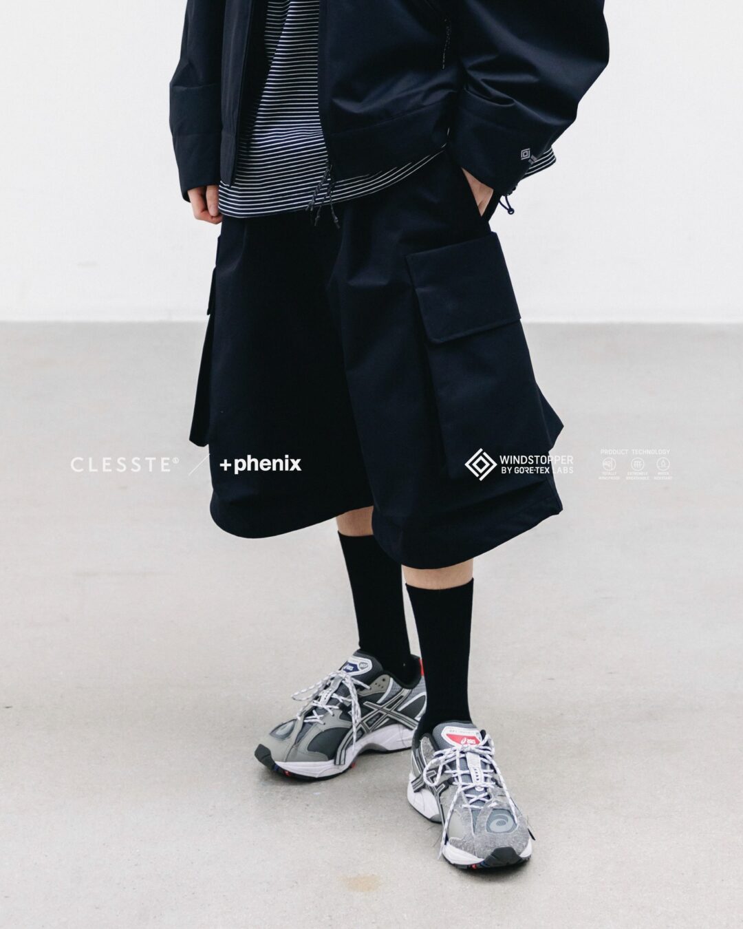 CLESSTE × Plus Phenix 2026 SS 別注 “WINDSTOPPER by GORE-TEX LABS CITY MILITARY HALF PANTS 001”が4/15 発売 (クレスト プラスフェニックス ゴアテックス ウィンドストッパー パンツ)