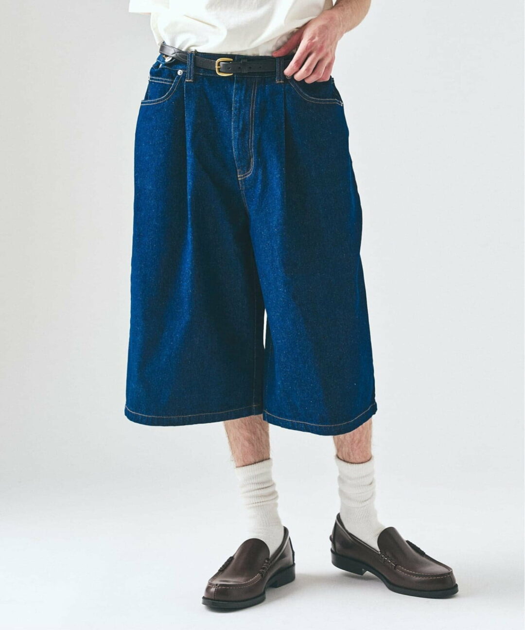 417 EDIFICE 2026 SS “デニムワイドショーツ”が発売 (エディフィス)