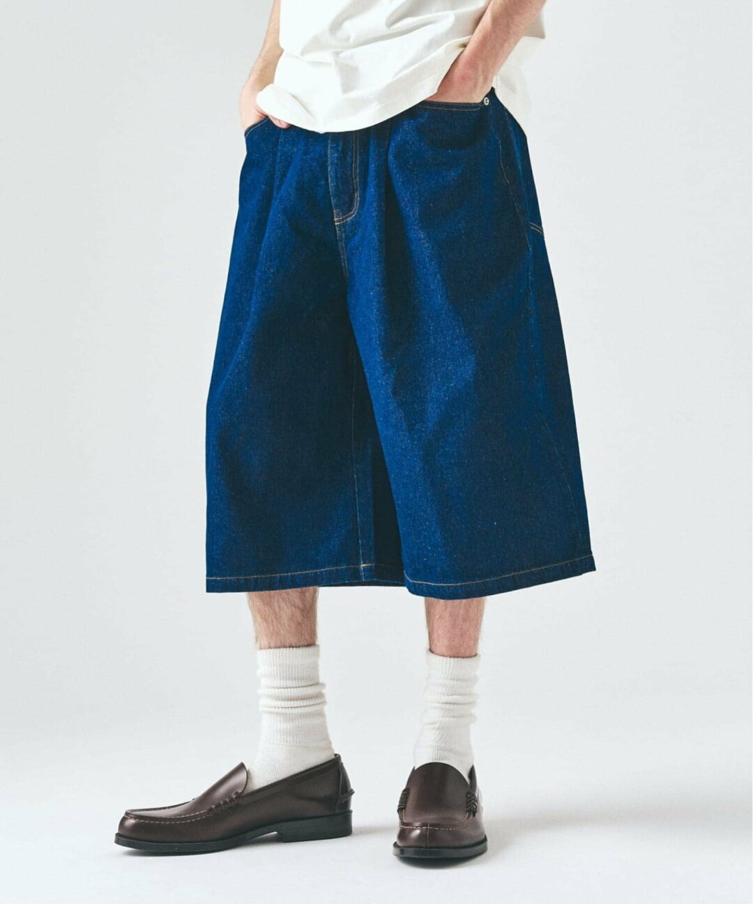 417 EDIFICE 2026 SS “デニムワイドショーツ”が発売 (エディフィス)