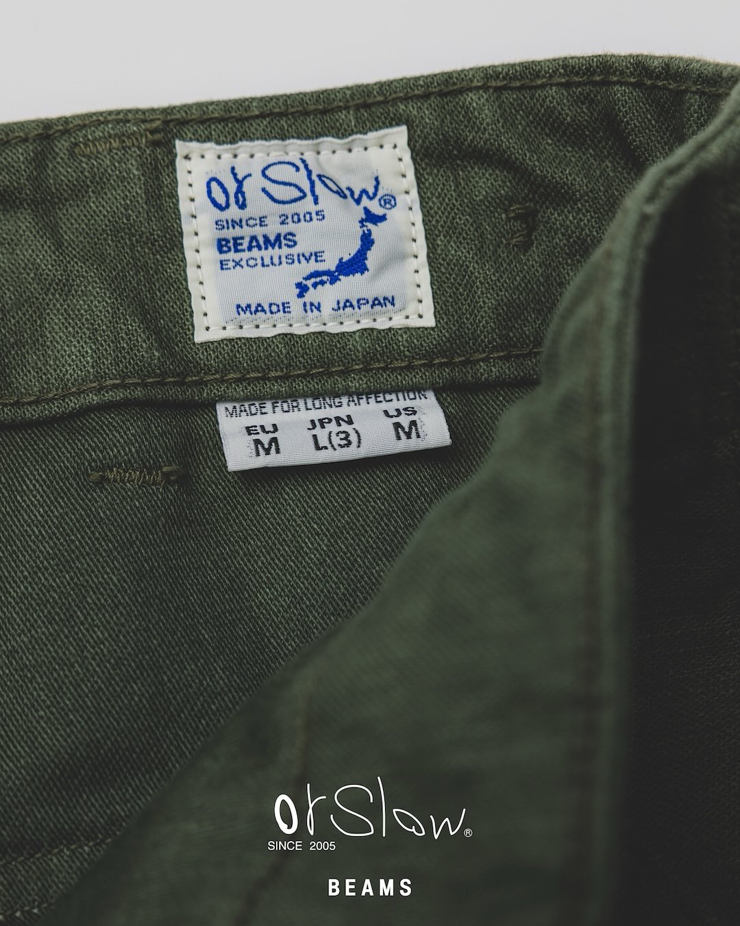 orSlow × BEAMS 2026 SS 別注 “スペシャルコレクション”が5/1 発売 (オアスロウ ビームス)