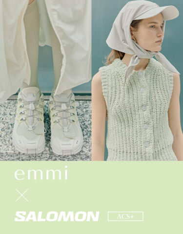 【emmi EXCLUSIVE・2026年 5/21 発売】Salomon ACS＋ "Ivory" (エミ サロモン アイボリー) [L45446200]