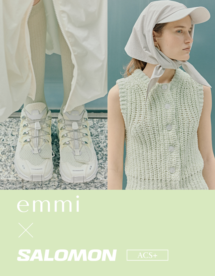 【emmi EXCLUSIVE・2026年 5/21 発売】Salomon ACS＋ "Ivory" (エミ サロモン アイボリー) [L45446200]