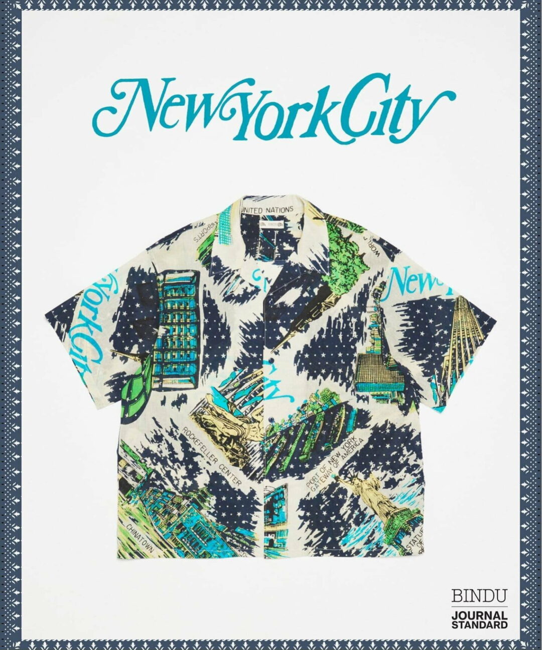 JOURNAL STANDARD × BINDU 2026 SS 別注 “インディアン コットン パターン 半袖 シャツ”が4月下旬 発売 (ジャーナルスタンダード ビンドゥー)