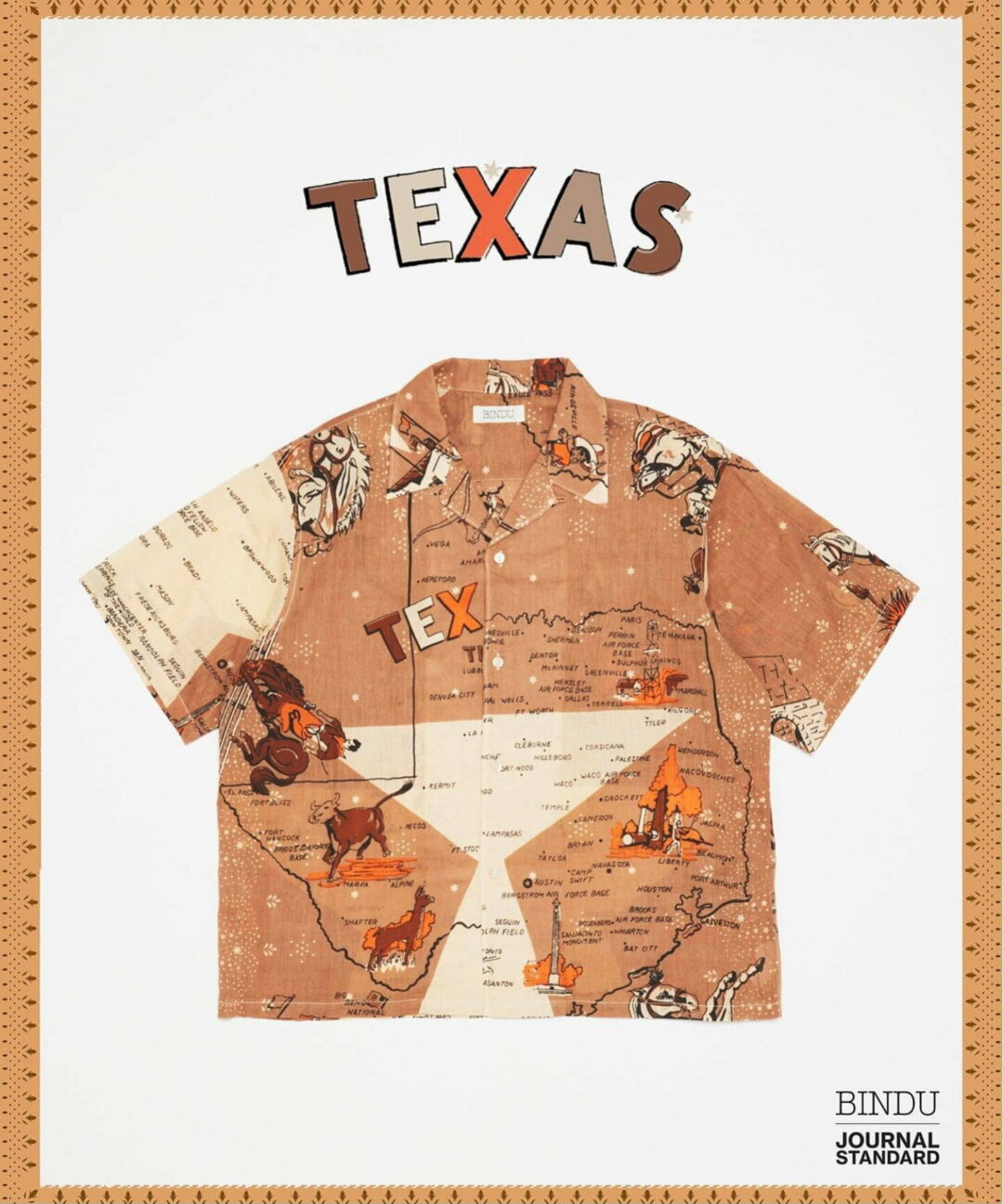 JOURNAL STANDARD × BINDU 2026 SS 別注 “インディアン コットン パターン 半袖 シャツ”が4月下旬 発売 (ジャーナルスタンダード ビンドゥー)