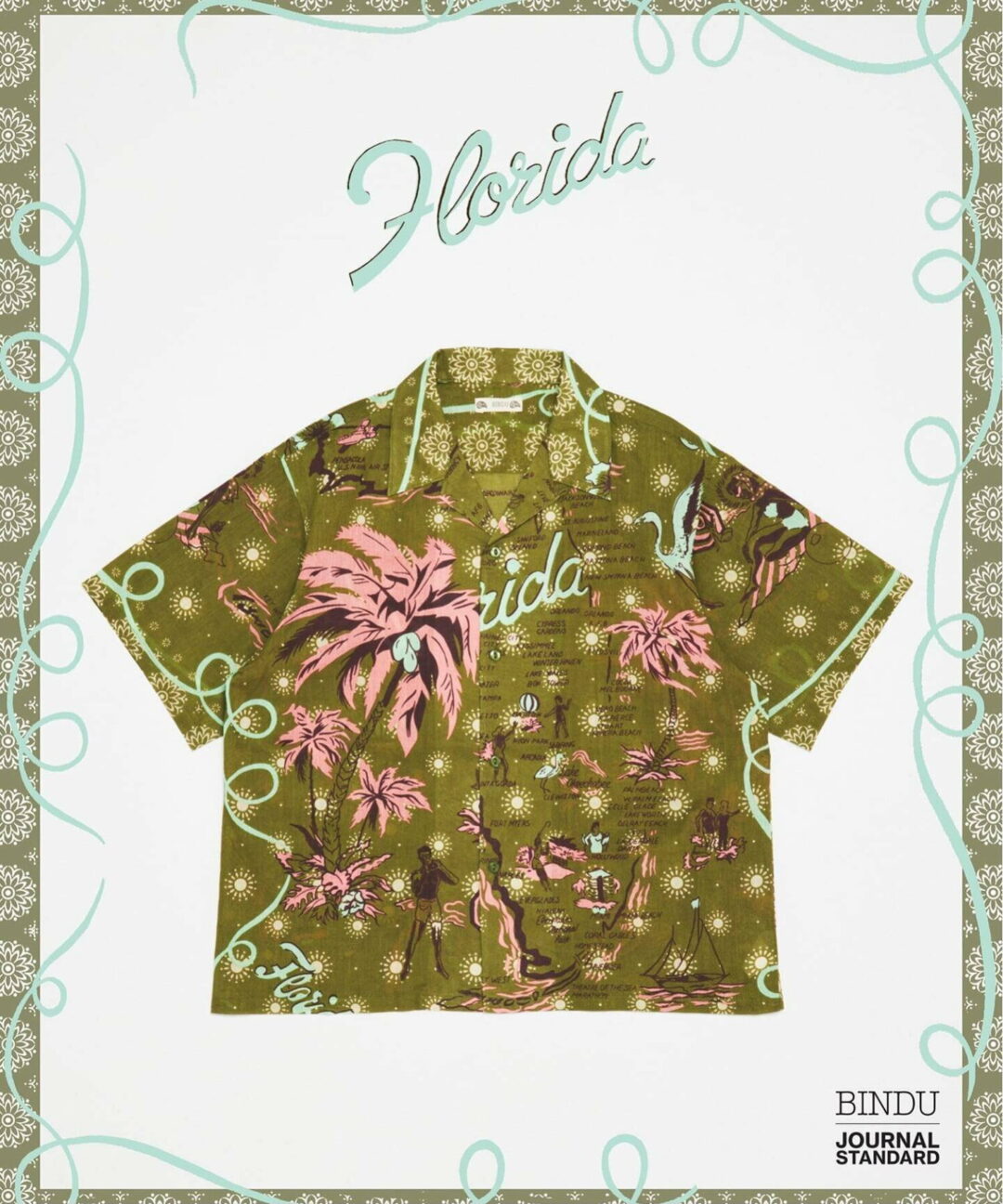 JOURNAL STANDARD × BINDU 2026 SS 別注 “インディアン コットン パターン 半袖 シャツ”が4月下旬 発売 (ジャーナルスタンダード ビンドゥー)