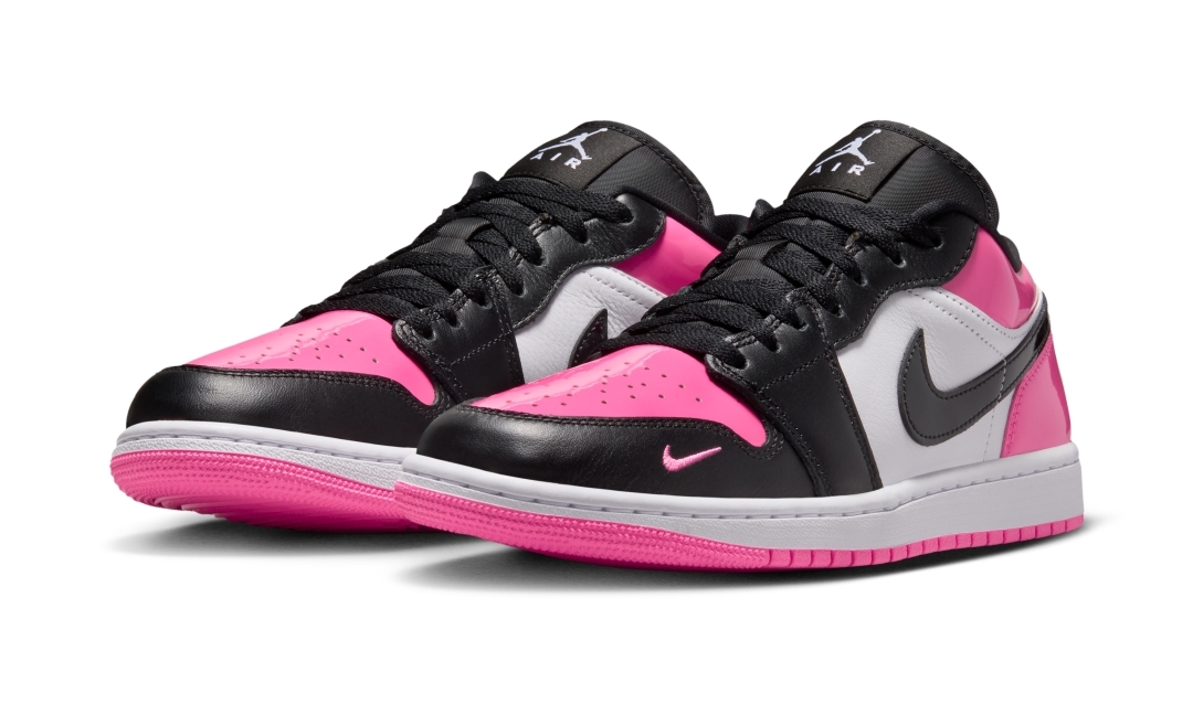 【2026年 発売】NIKE W AIR JORDAN 1 LOW “Bred Toe/Pink Patent" (ナイキ エア ジョーダン ロー “ブレッドトゥ/ピンクパテント”) [IV2446-684]