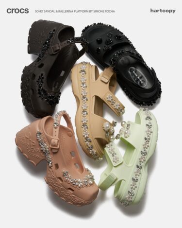 crocs × Simone Rocha 2026 SS コラボアイテムが5/4 発売 (クロックス シモーネ ロシャ)