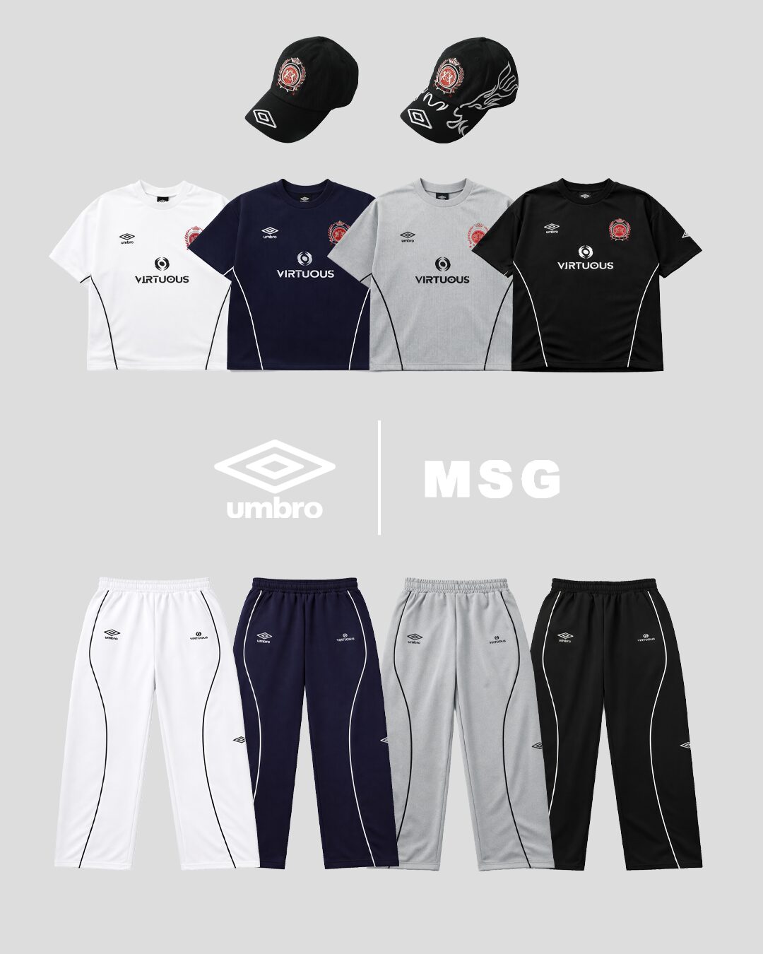 MSG × UMBRO 2026 SS スペシャルアイテムが4/24 発売 (エムエスジー アンブロ)