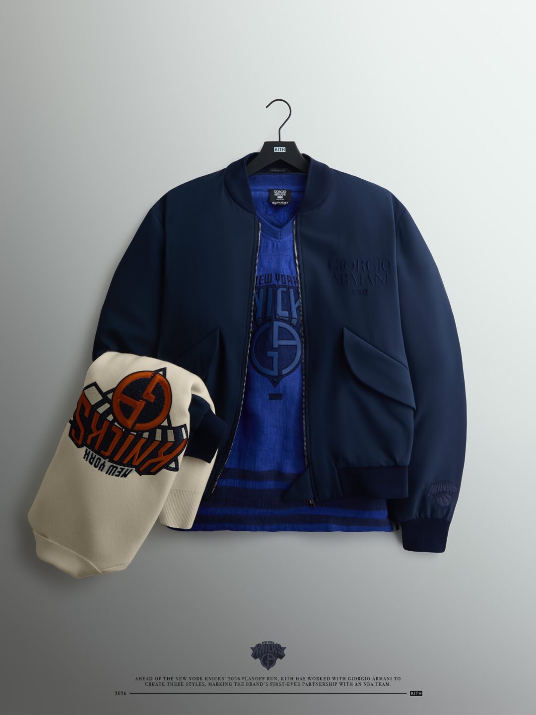 【2026年 4/13 発売】KITH & Giorgio Armani for “the New York Knicks” (キス ジョルジオ アルマーニ “ニューヨーク ニックス”)