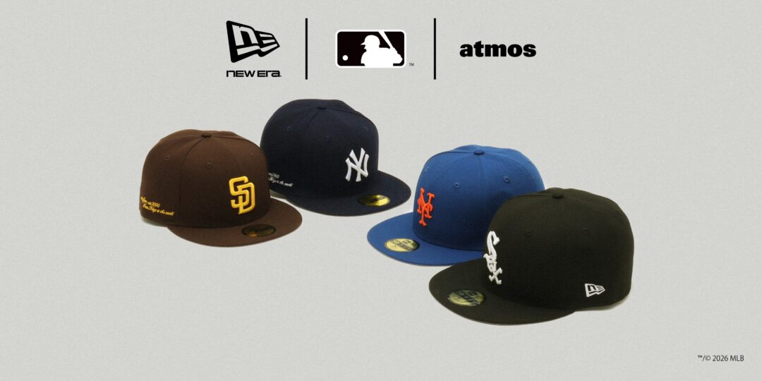 atmos × New Era 59FIFTY "MLB Collection"が2026年 5/9 発売 (アトモス ニューエラ エムエルビー)