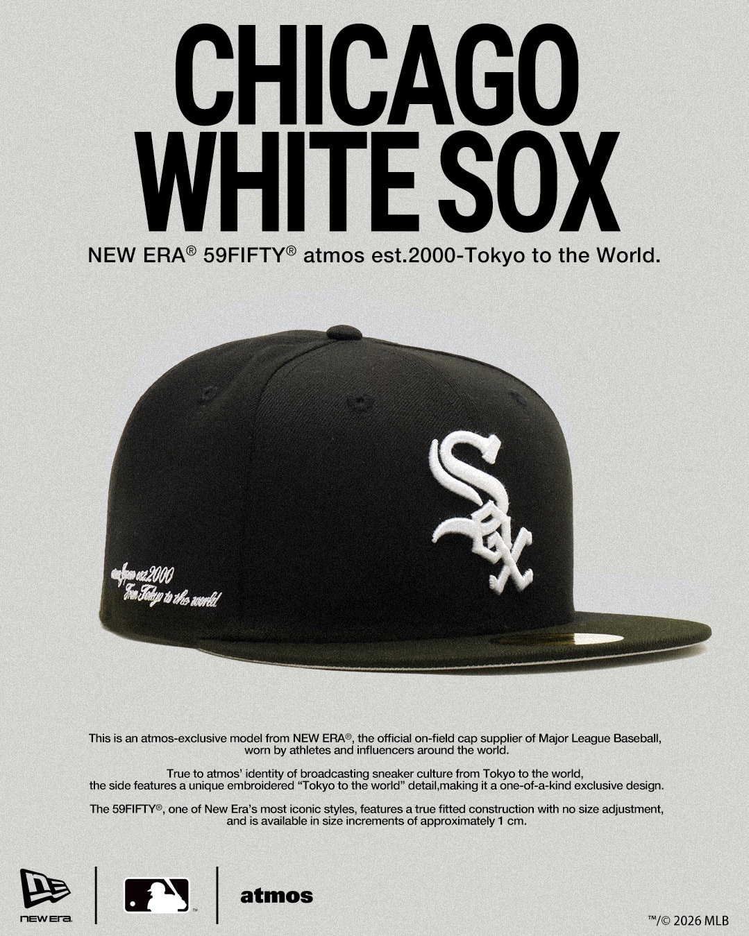 atmos × New Era 59FIFTY “MLB Collection”が2026年 5/9 発売 (アトモス ニューエラ エムエルビー)