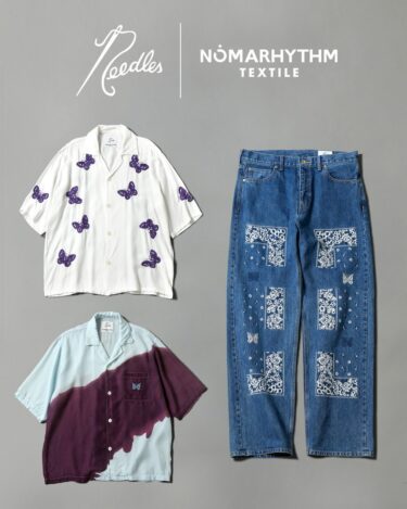 NEEDLES × NOMARHYTHM TEXTILE 2026 SS コレクションが4/24 発売 (ニードルズ ノーマリズム テキスタイル)