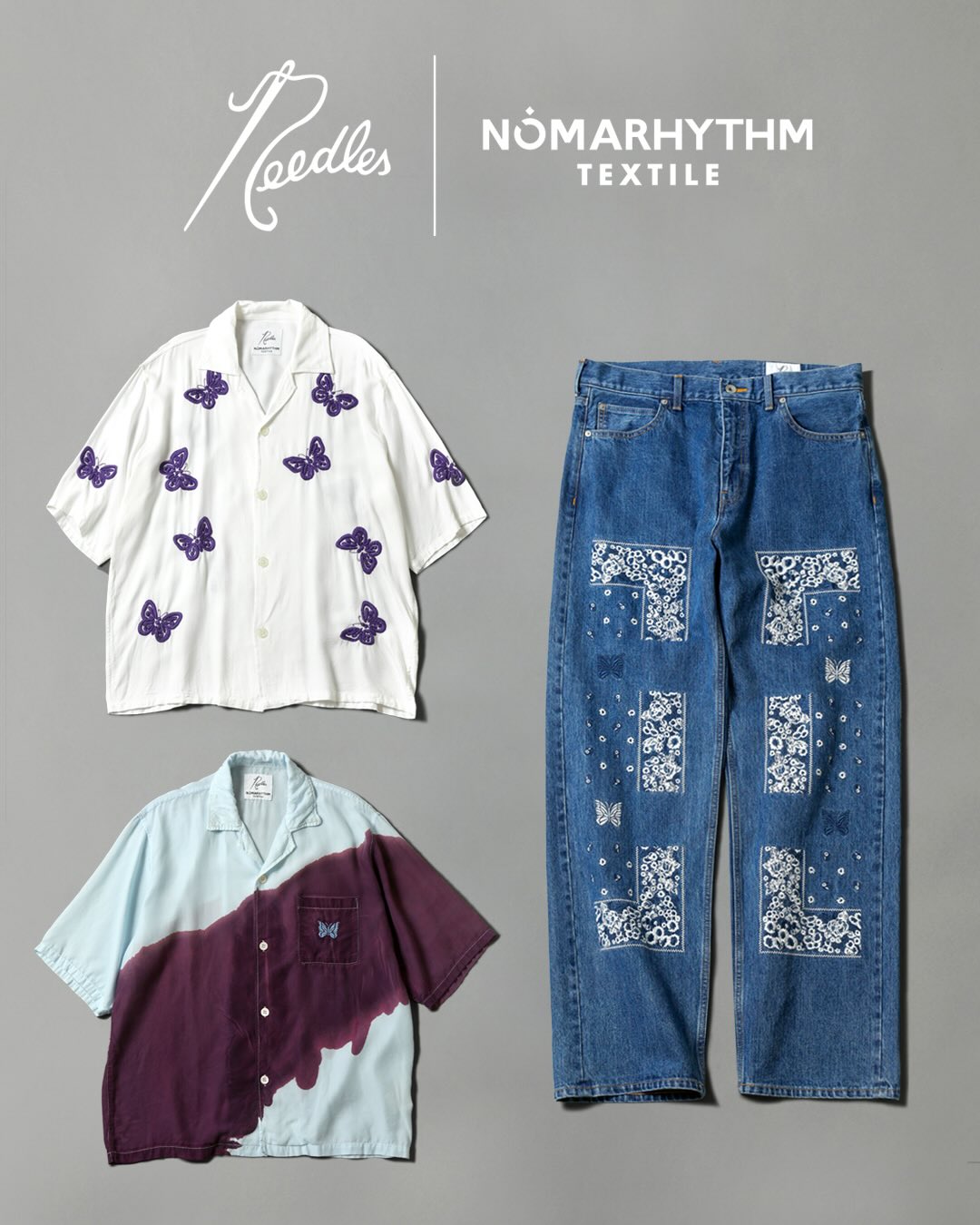 NEEDLES × NOMARHYTHM TEXTILE 2026 SS コレクションが4/24 発売 (ニードルズ ノーマリズム テキスタイル)