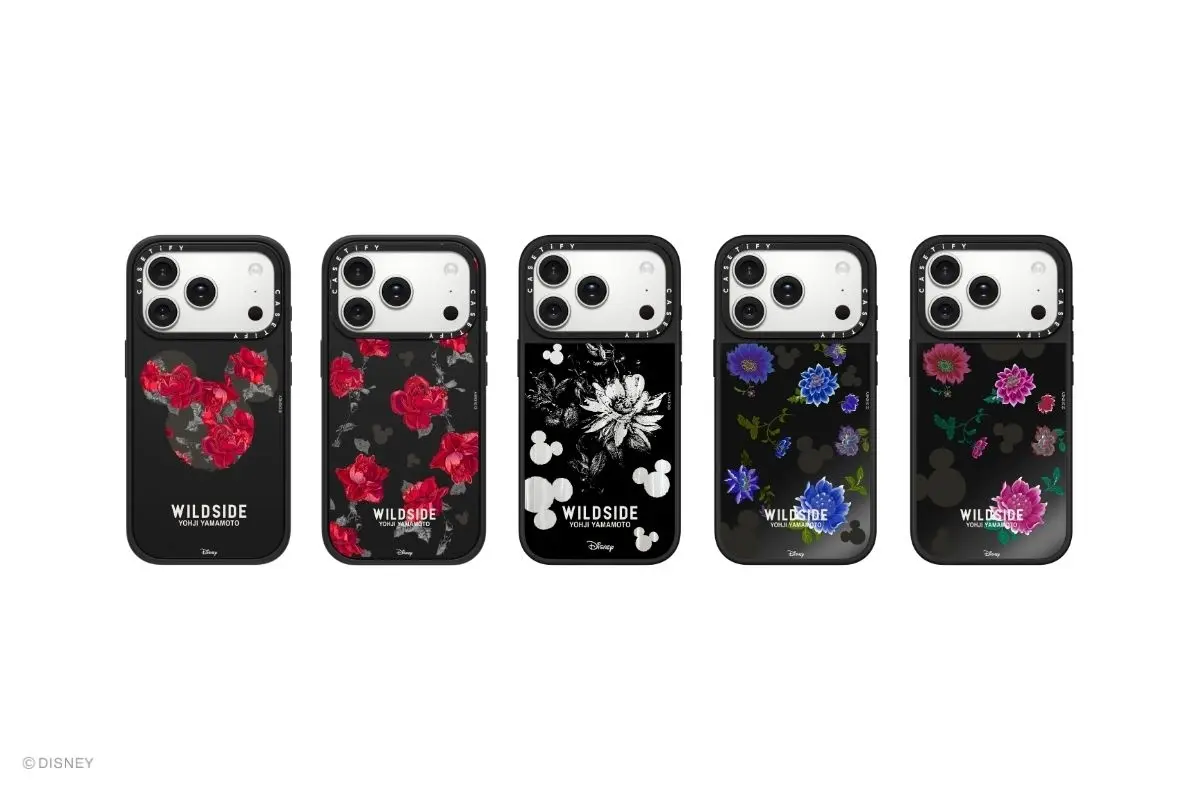Disney × WILDSIDE YOHJI YAMAMOTO × CASETiFY Special Edition Collectionが2026年 4/10 発売 (ディズニー ワイルドサイド ヨウジヤマモト ケースティファイ)
