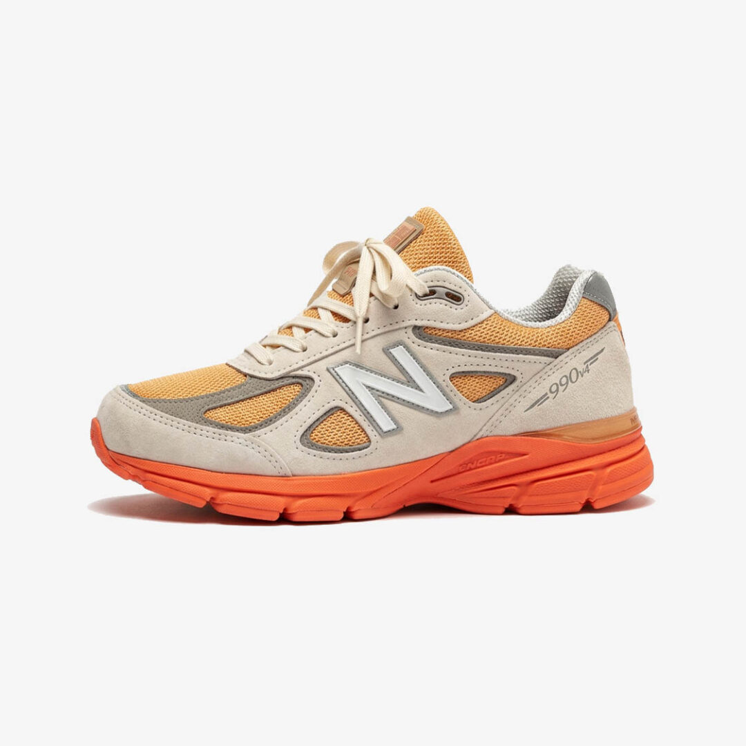 【2026年 発売予定】New Balance U990v4 MO4 “Moonbeam/Tangerine Heat/Dried Orange” Made in USA (ニューバランス) [U990MO4]