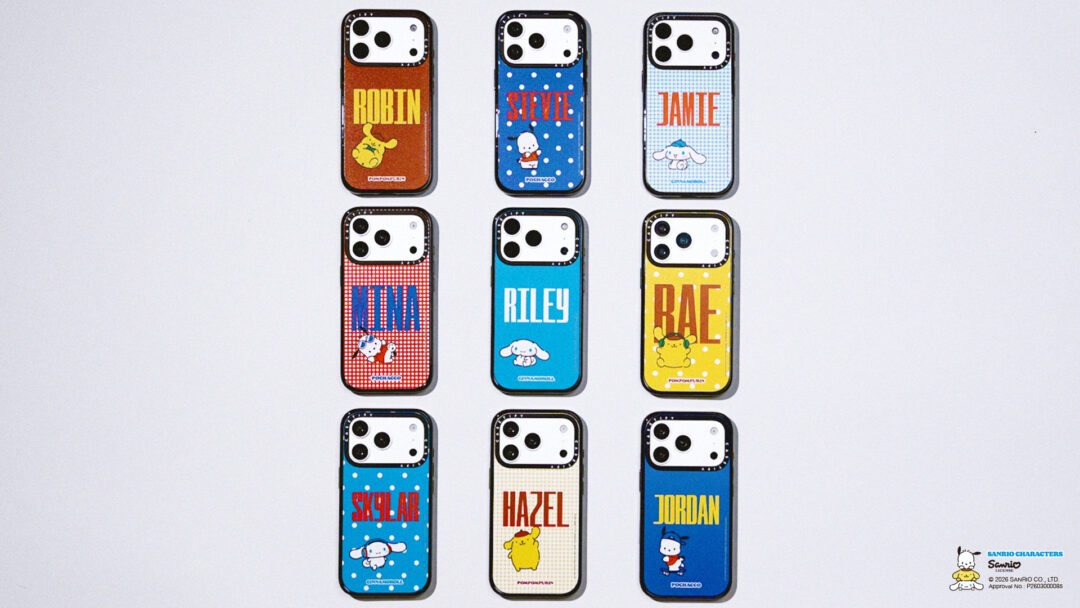 サンリオ シナモロール、ポチャッコ、ポムポムプリン × CASETiFY コラボが発売 (ケースティファイ Sanrio Puppy Pals)