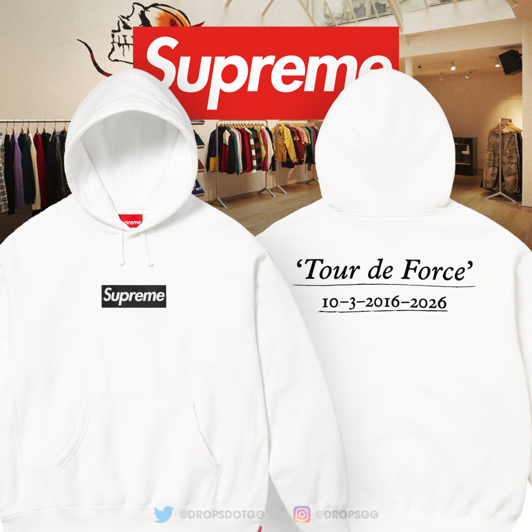 SUPREME PARIS オープン10周年記念 BOX LOGO HOODIEが発売予定 (シュプリーム パリ 10th ボックス ロゴ フーディ)