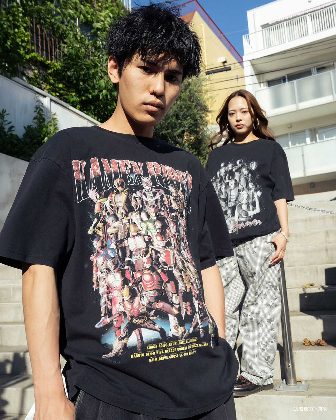 HOMEGAME × 歴代の仮面ライダー コラボTEE 全42種類が2026年 5/8 20:00~5/24 23:59 受注販売 (ホームゲーム Kamen Rider)