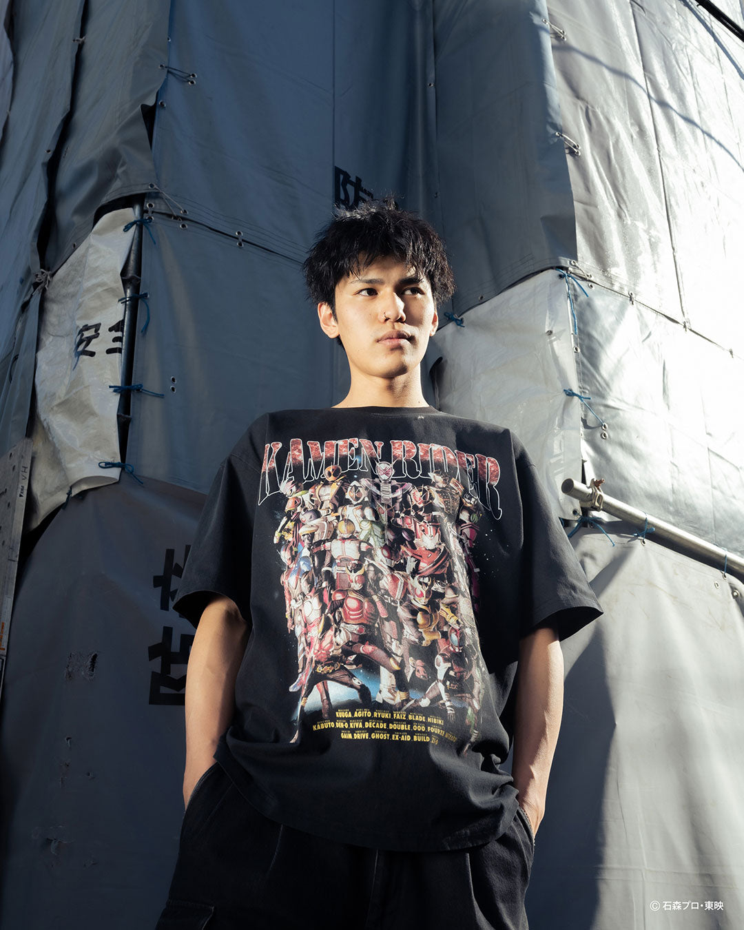 HOMEGAME × 歴代の仮面ライダー コラボTEE 全42種類が2026年 5/8 20:00~5/24 23:59 受注販売 (ホームゲーム Kamen Rider)