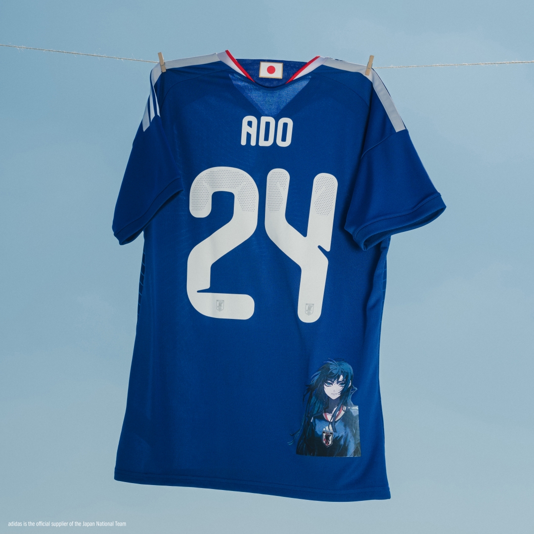 歌い手「Ado」× アディダス サッカー日本代表 2026 ホーム レプリカ ユニフォームが2026年 6/8 10:00 発売 (アド adidas Japan National Football Team 2026 Home Replica Jersey) [KN0769]