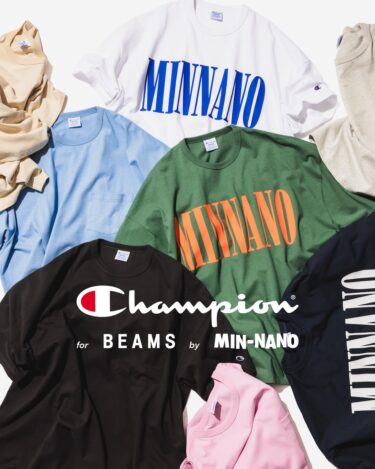 Champion for BEAMS by MIN-NANO 2026 SS "Logo Tee & Pocket Tee"が5/16 発売 (チャンピン ビームス バイ ミンナノ)