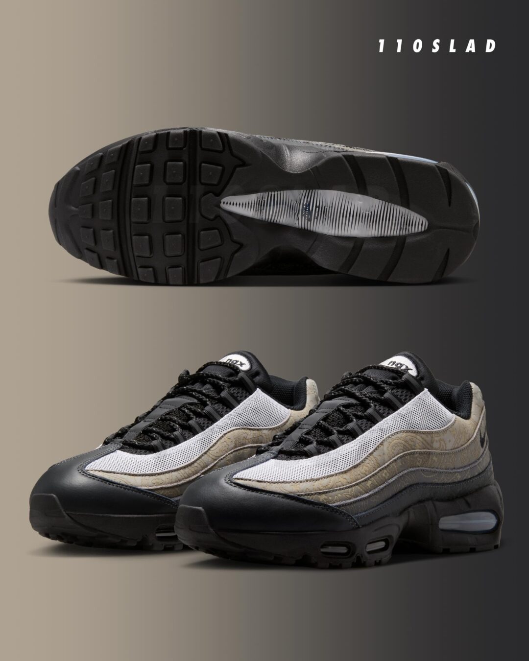 【2026年 発売予定】NIKE AIR MAX 95 BIG BUBBLE SP LEATHER “Paisley/White” (ナイキ エア マックス ビッグバブル レザー “ペイズリー/ホワイト”)