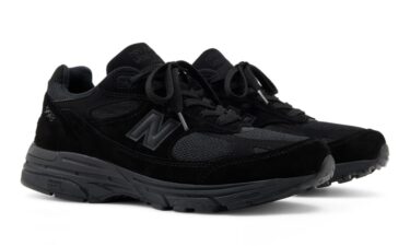 【2026年 発売】New Balance U993BL “Triple Black” Made in USA (ニューバランス メイドインUSA) [U993BL]