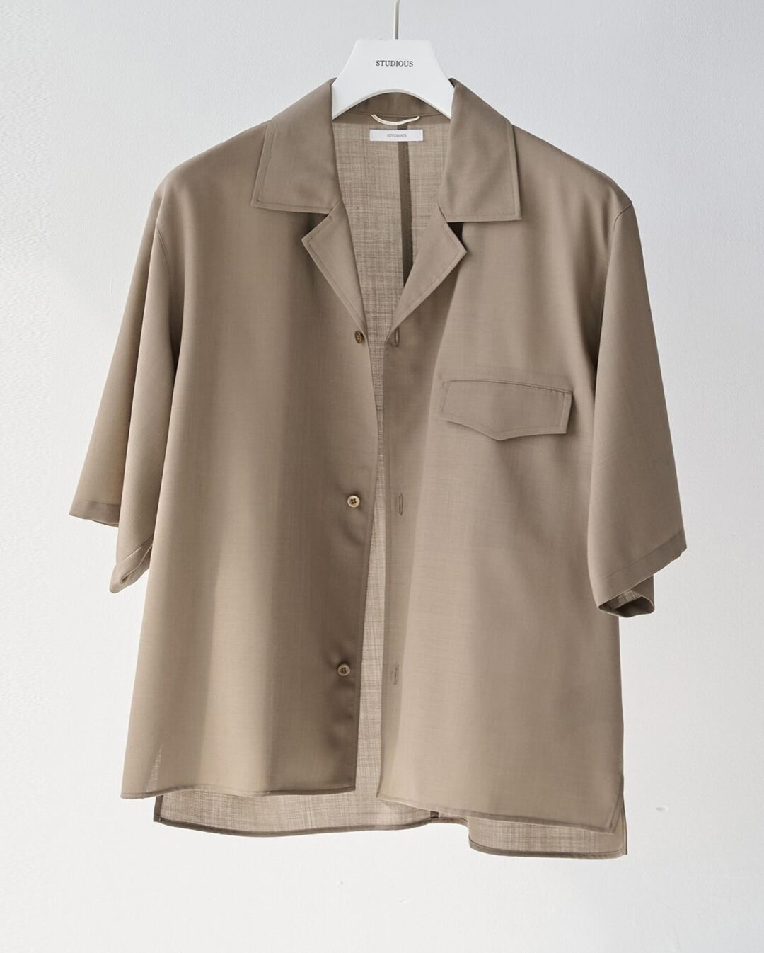 STUDIOUS ORIGINAL 2026 SS “Extra Wool Easy Curve Pants & Open Shirts”が発売 (ステュディオス オリジナル)