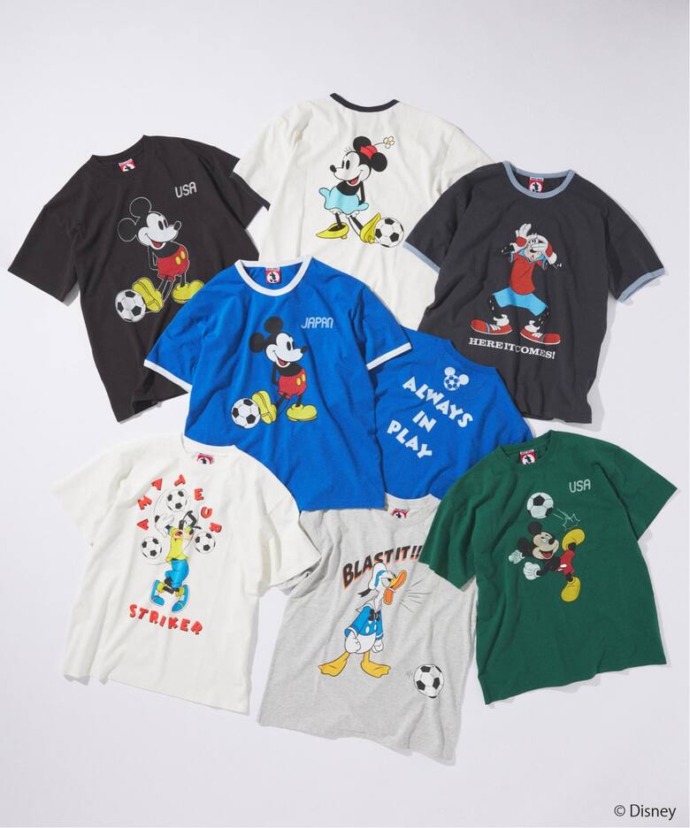 JOURNAL STANDARD × Disney MICKEY MOUSE 別注 “ワールドカップ サッカー プリント Tシャツ”が2026年 6月上旬 発売 (ジャーナルスタンダード ディズニー ミッキーマウス WORLD CUP)