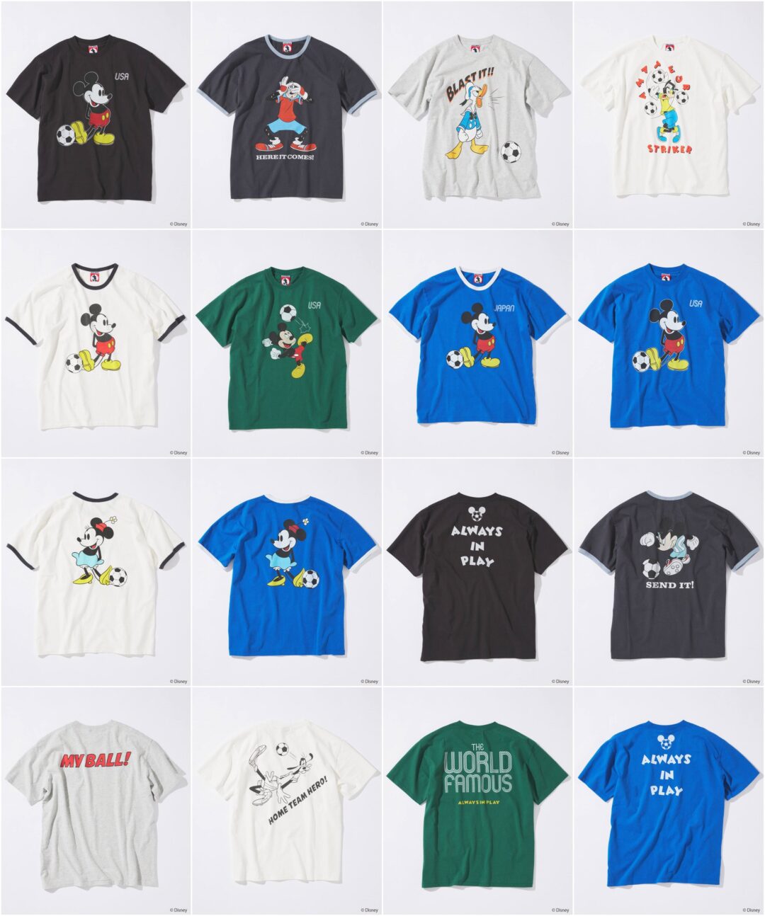 JOURNAL STANDARD × Disney MICKEY MOUSE 別注 “ワールドカップ サッカー プリント Tシャツ”が2026年 6月上旬 発売 (ジャーナルスタンダード ディズニー ミッキーマウス WORLD CUP)