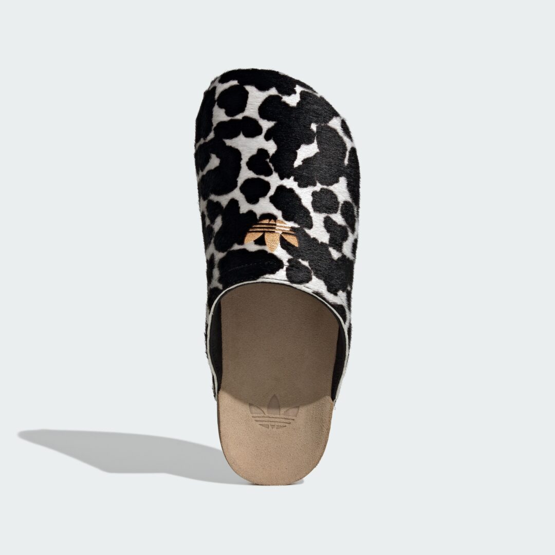 【2026年 発売】adidas Originals ADIMULE SLIDE “Cow Print/Black” (アディダス オリジナルス アディミュール スライド “カウプリント/ブラック”) [KI0407]