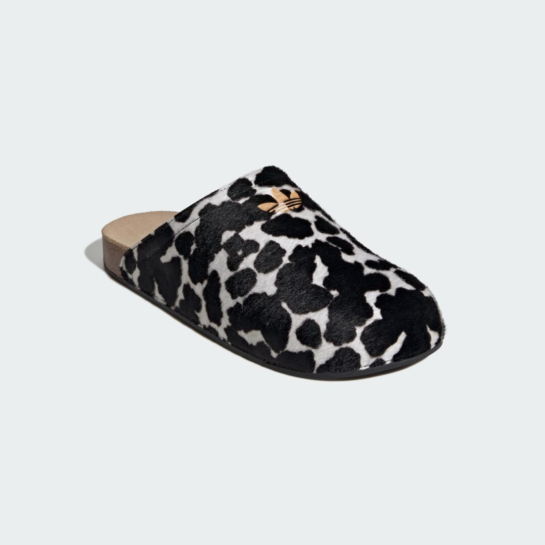 【2026年 発売】adidas Originals ADIMULE SLIDE “Cow Print/Black” (アディダス オリジナルス アディミュール スライド “カウプリント/ブラック”) [KI0407]