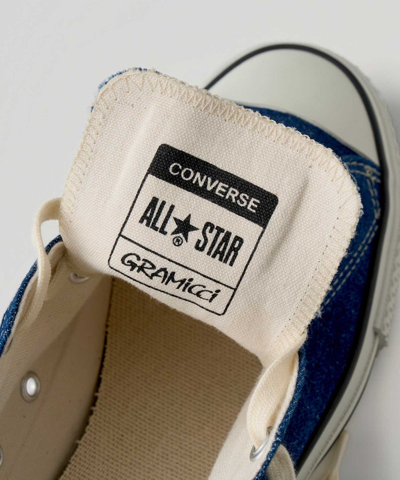 【2026年 5/14 発売】Gramicci × CONVERSE ALL STAR J HEMP DENIM OX “Navy” (グラミチ コンバース オールスター ヘンプ デニム “ネイビー”) [31317930]