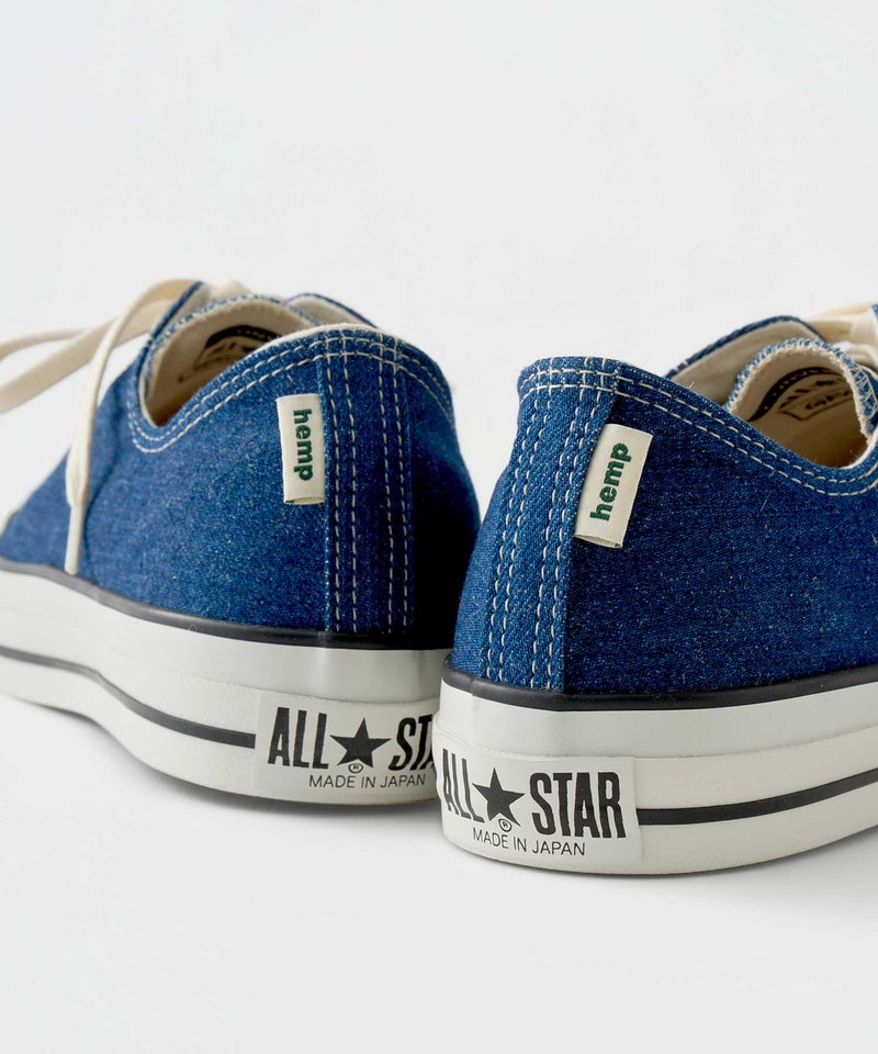 【2026年 5/14 発売】Gramicci × CONVERSE ALL STAR J HEMP DENIM OX “Navy” (グラミチ コンバース オールスター ヘンプ デニム “ネイビー”) [31317930]