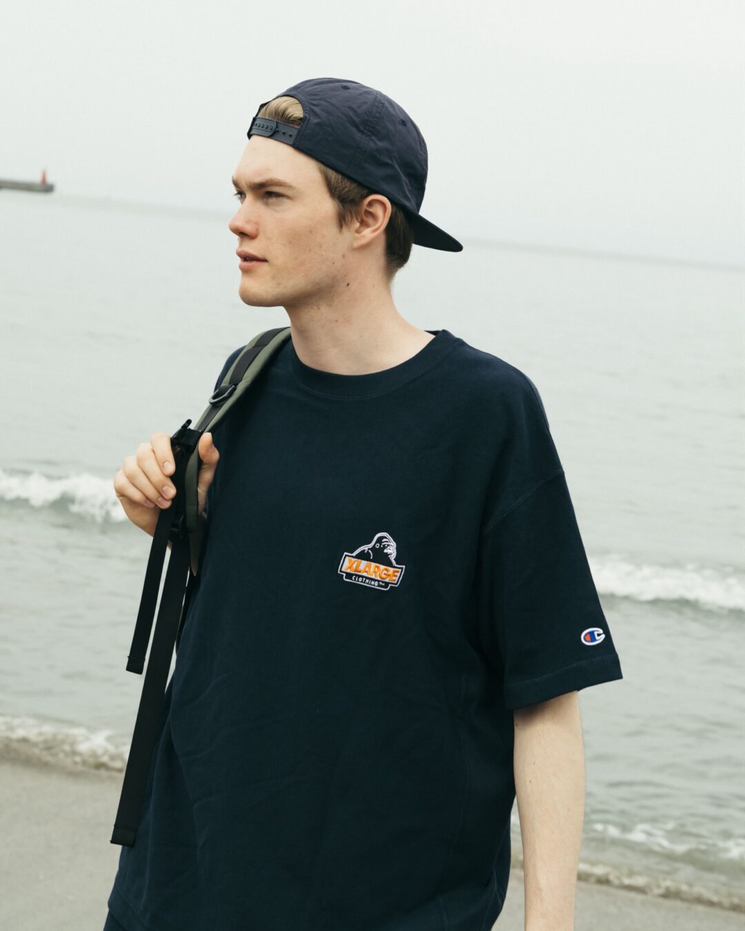 XLARGE × Champion 2026 SS “S/S TEE & SHORT PANTS”が5/15 発売 ​(エクストララージ チャンピオン)