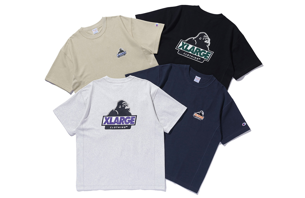 XLARGE × Champion 2026 SS “S/S TEE & SHORT PANTS”が5/15 発売 ​(エクストララージ チャンピオン)