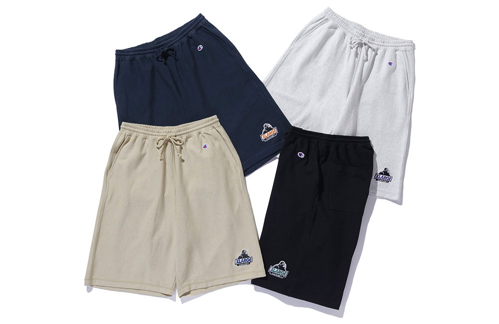 XLARGE × Champion 2026 SS “S/S TEE & SHORT PANTS”が5/15 発売 ​(エクストララージ チャンピオン)