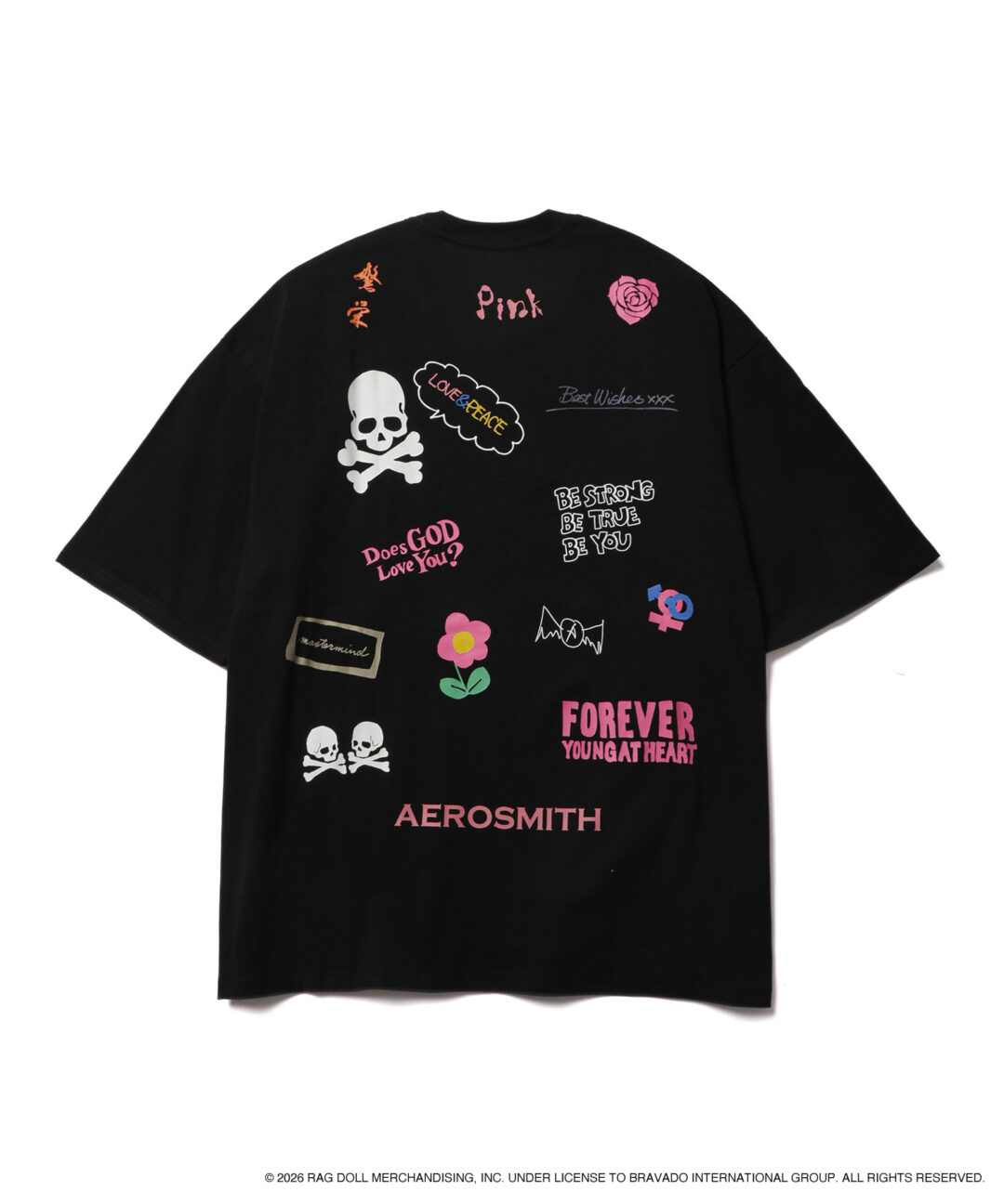 モンスター・ロック・バンド「エアロスミス」× mastermind WORLD スペシャル・ピース・コレクションが2026年 5/15 発売 (Aerosmith マスターマインド ワールド)